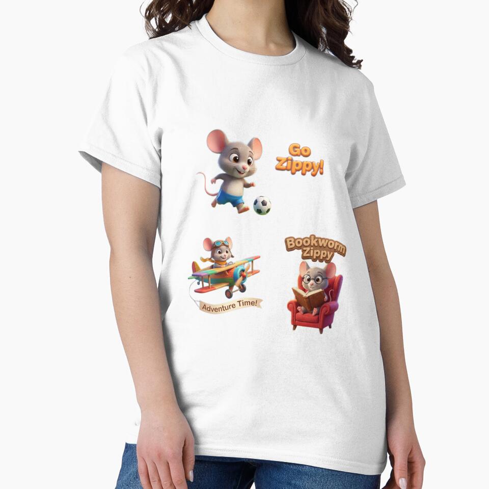 Zippy 3D Mouse Adventure Cartoon Mascot by Zippy Creation