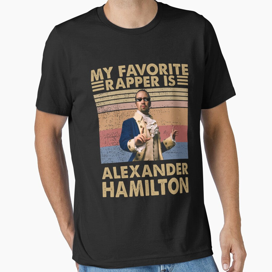 Vintage My Favorite Rapper Is Alexander Hamilton by SKULLS4INT