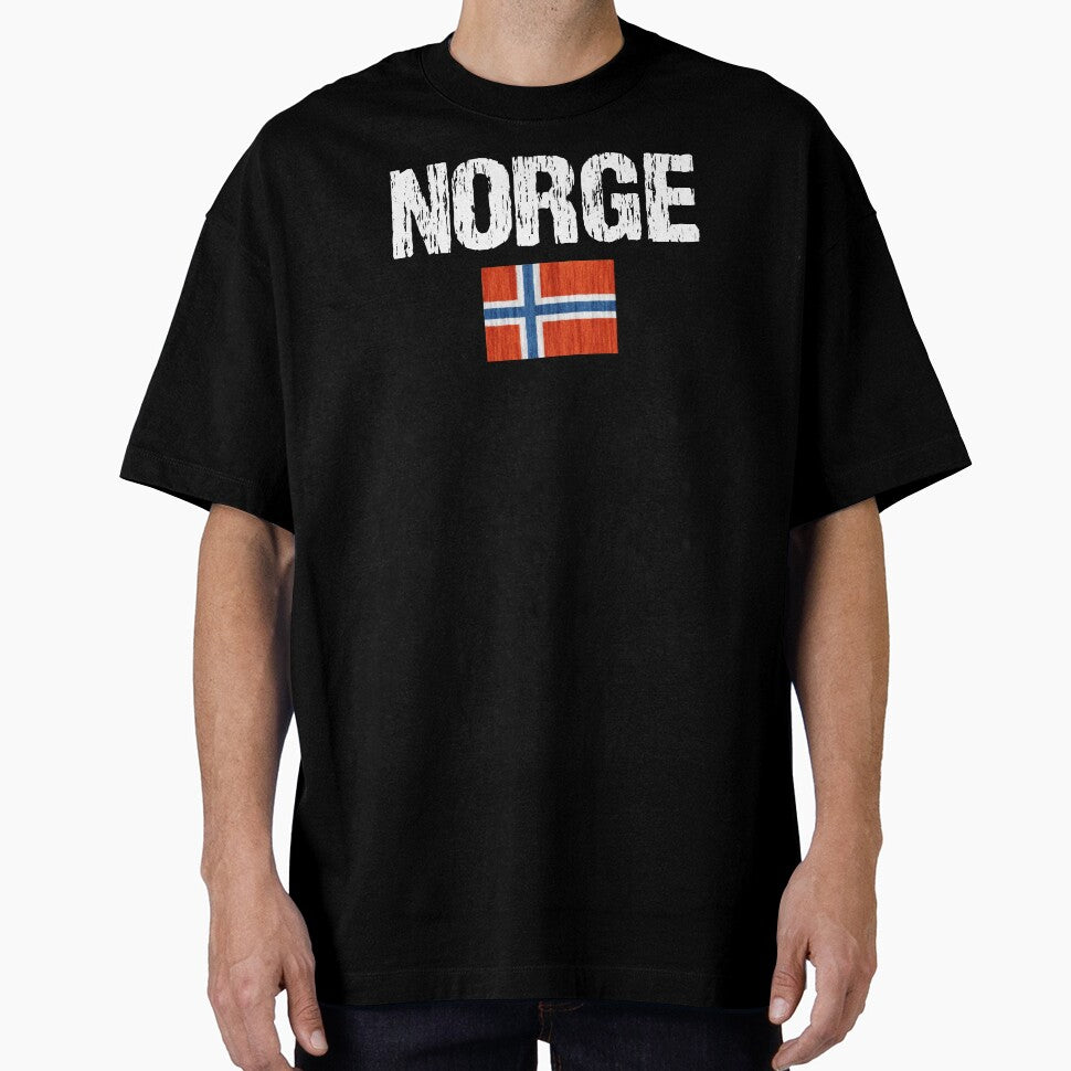 Norge Norway Flag Distressed by Nirvanibex