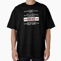 Driver Gift - Eat Sleep Drive Repeat  - Distressed Text Design by TrndSttr