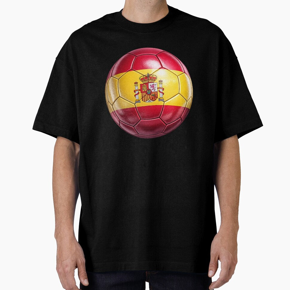 Spain Flag Football Design by redsharkuk
