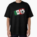 Mexico Flag Soccer Ball Grunge Splash World Cup Football Tournament by MassonCalepon