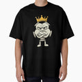 Grumpy King Soccer Ball Cartoon Character by BoyleDesignShop