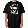 Funny Gifts For Soccer Players Girls and Designns Goals Quote by CrookedCreek