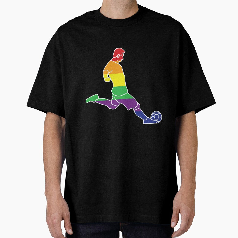 Rainbow Soccer Player by wilcoxm19