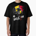 Fotball Soccer Belgium Belgique Belgian Flag Player Grunge by Infinitee8hirts