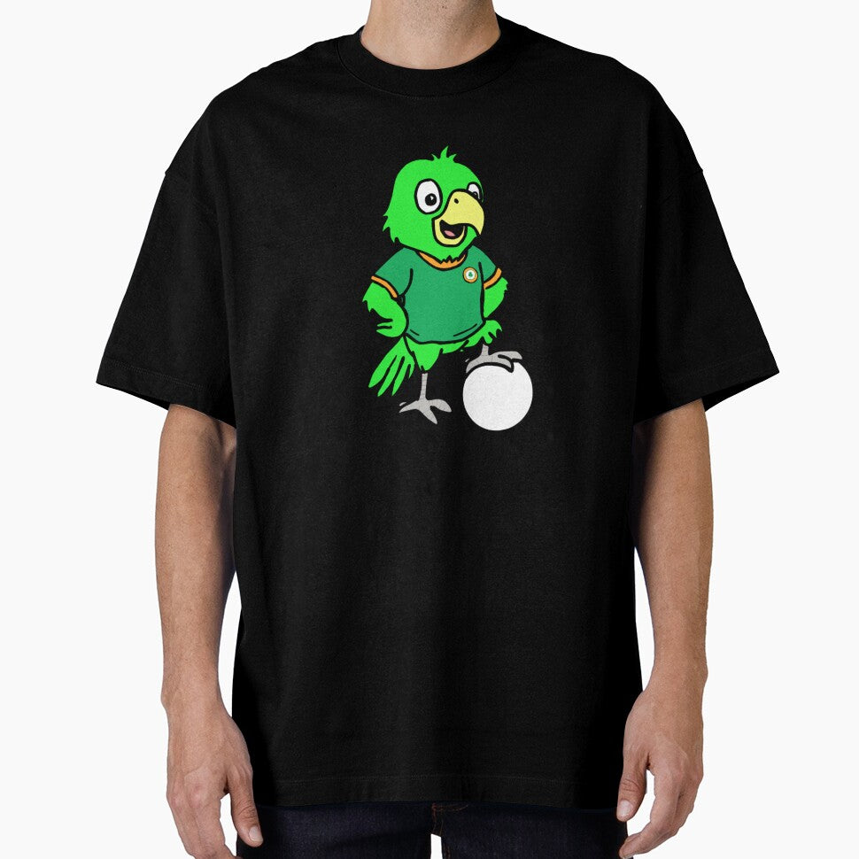 Troy the Parrot – Irish Football Fan Cartoon Design by Melty Shirts