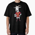 Funny Soccer Goat – Football Mascot Cartoon | Goat Player Sports Design by Pigmentra