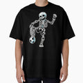 Skeleton Halloween Men Boys Soccer Player Halloween by splashworks