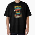 Behind Every Goal Tired Mom Coffee - Funny Soccer Parent Art - Caffeine & Sports by JLMWorks