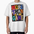 More Than A Game Typography, Colorful Letter Collage Design by Jandedan