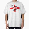 Distressed England Flag with three Lions by scrolla