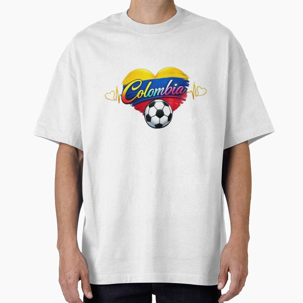 Colombia Soccer Heart – Colombian Flag Football Lover Gift by Unsololugar