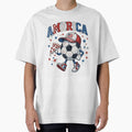 Funny Patriotic USA Soccer Ball Pizza Lover Vintage Distressed by haitrieuic96