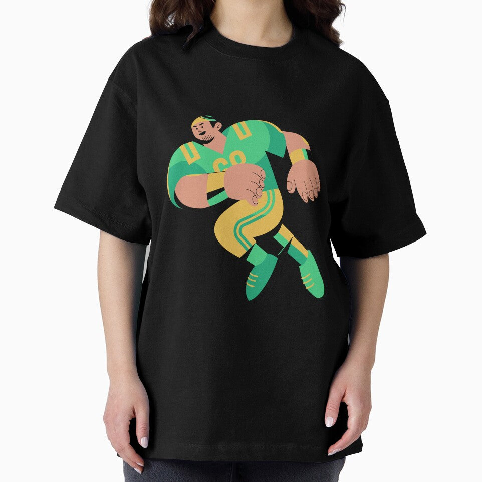 Superbowl soccer player illustration by Pikasso 1