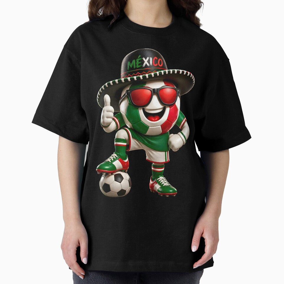 Mexico Soccer Mascot Funny Football Cartoon Graphic by ArtSpark Studio