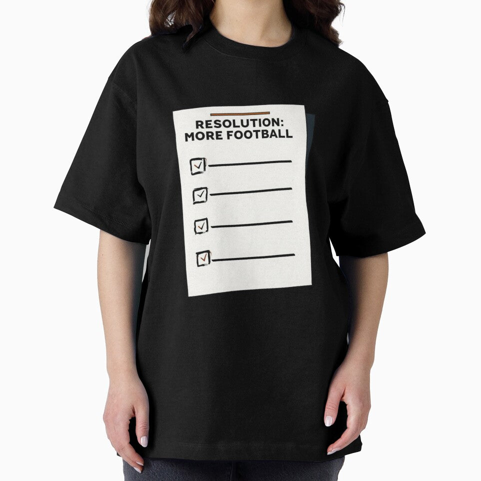 ,,Resolution: More Football" by SportThreadz