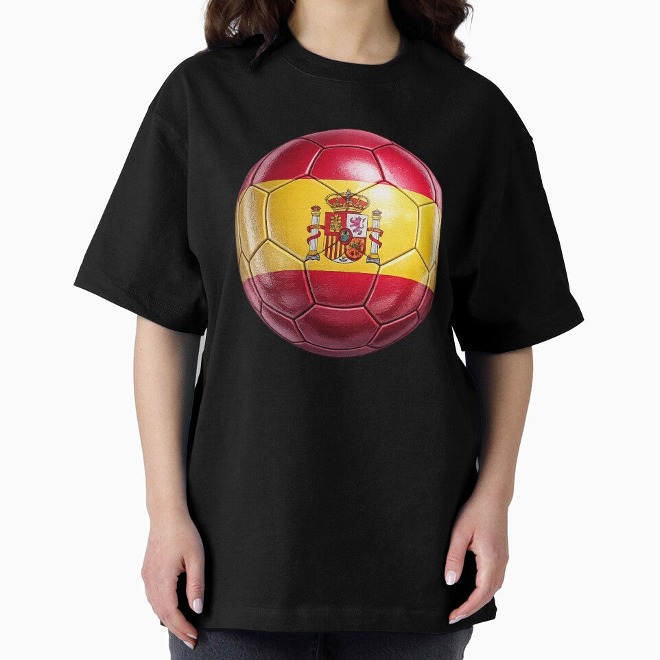 Spain Flag Football Design by redsharkuk