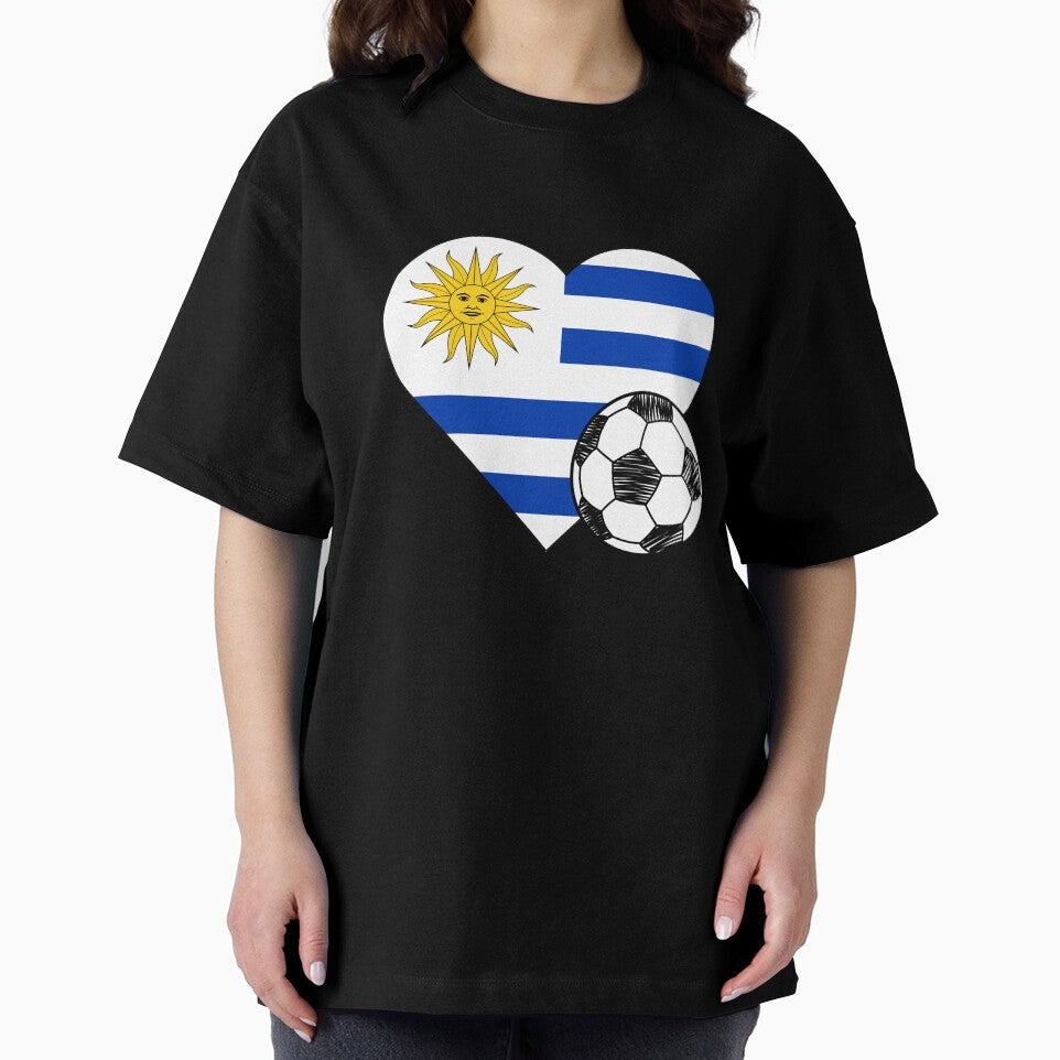 Uruguay Soccer Heart Design by FinalScoreClub