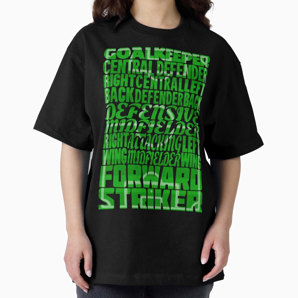 Soccer Field Typography, Football Pitch by gamefacegear