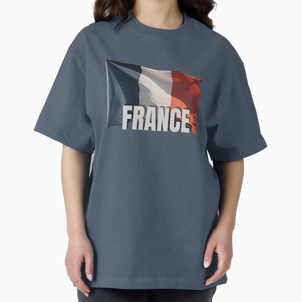 France Flag Text Design - French Tricolour Graphic by RVJdesigns