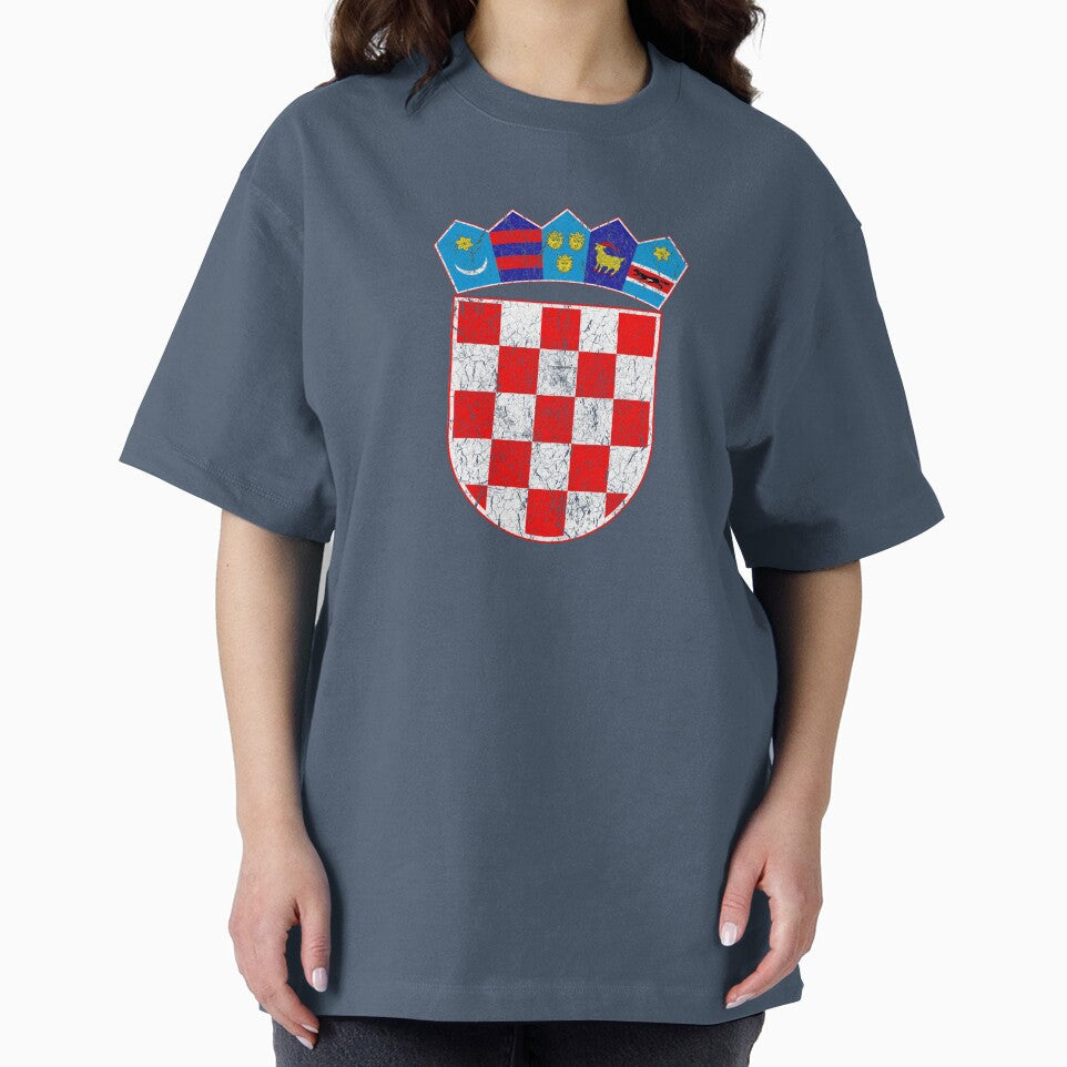 Vintage Croatia Croatian Flag - Hrvatska Sahovnica by vladocar
