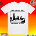The Ghouls Are Laughing At You Skeleton Corporate Meeting Grunge Edgy Graphic T-shirt