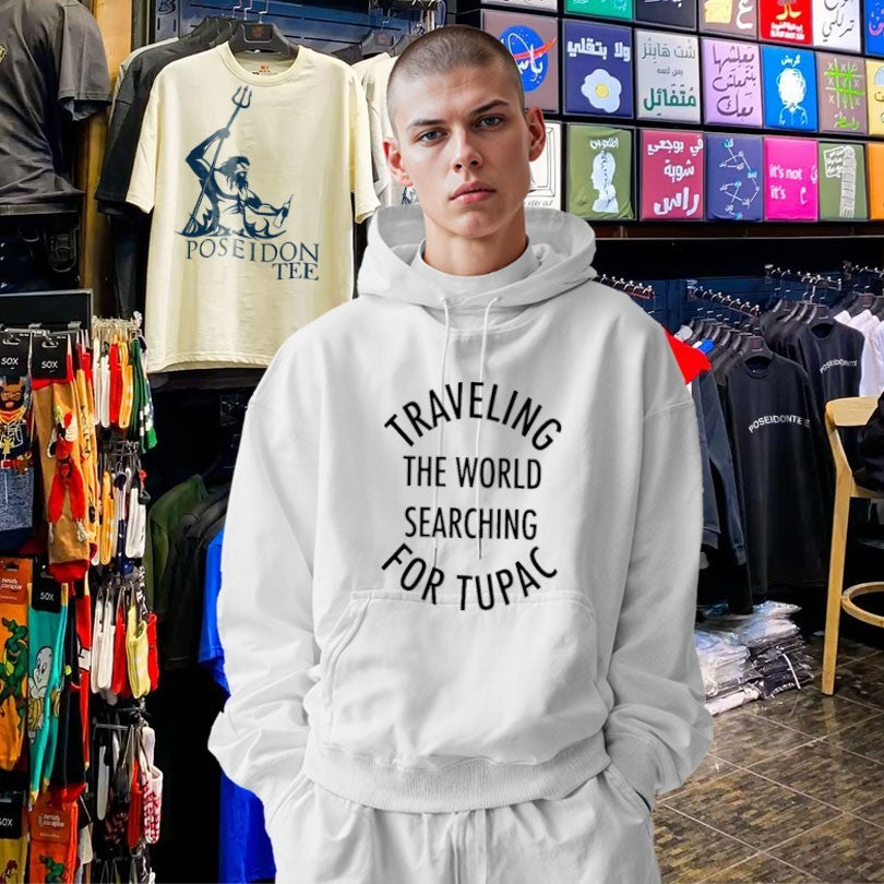 Traveling The World Searching For Tupac T-shirt