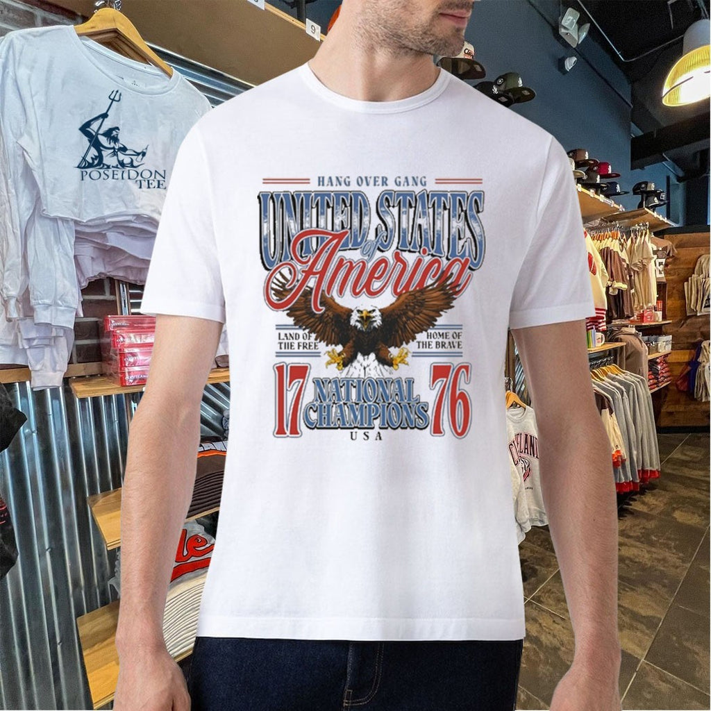 United States Of America World Champions Hang Over Gang T-shirt