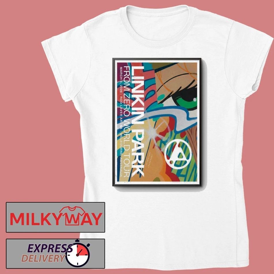 Linkin Park From Zero World Tour at Rod Laver Arena on Sun, 08 Mar 2026 Poster shirt