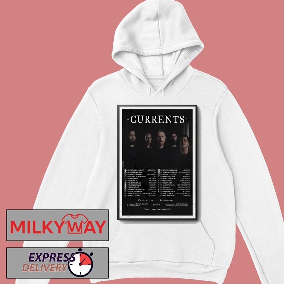 Currents Tour Nov & Dec 2025 Poster shirt
