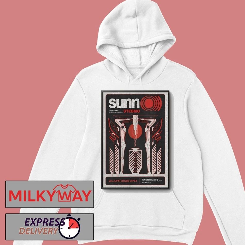 SUNN O))) 4 24 2026 Seattle WA Poster shirt