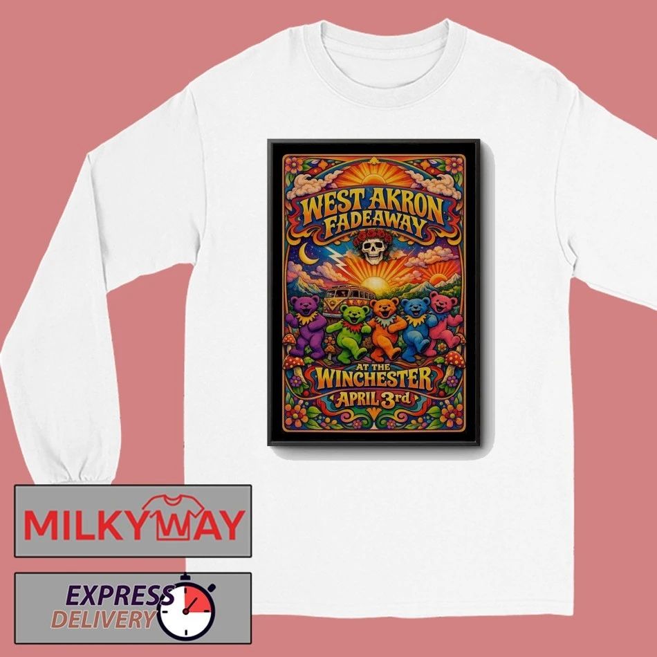 West Akron Fadeaway 4 3 2026 Lakewood OH Poster shirt