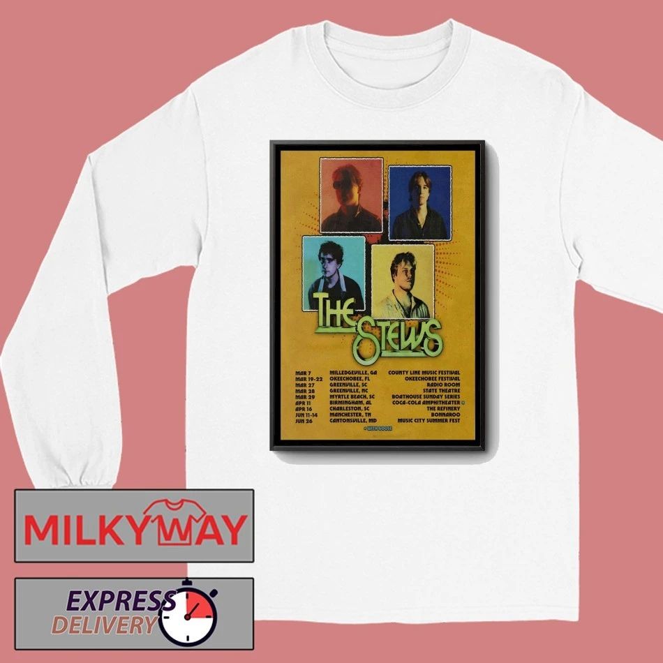 The Stews 2026 US Tour Poster shirt