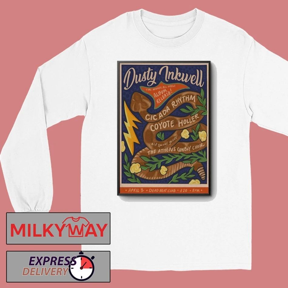 Dusty Inkwell Tour Athens GA On Apr 3 2026 Poster shirt