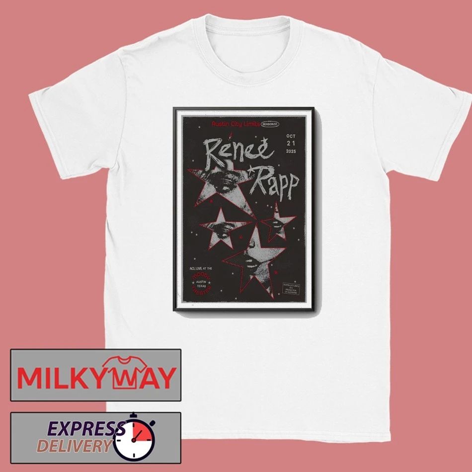 Poster Renee Rapp Fall Tour 2025 The Moody Theater Austin New shirt