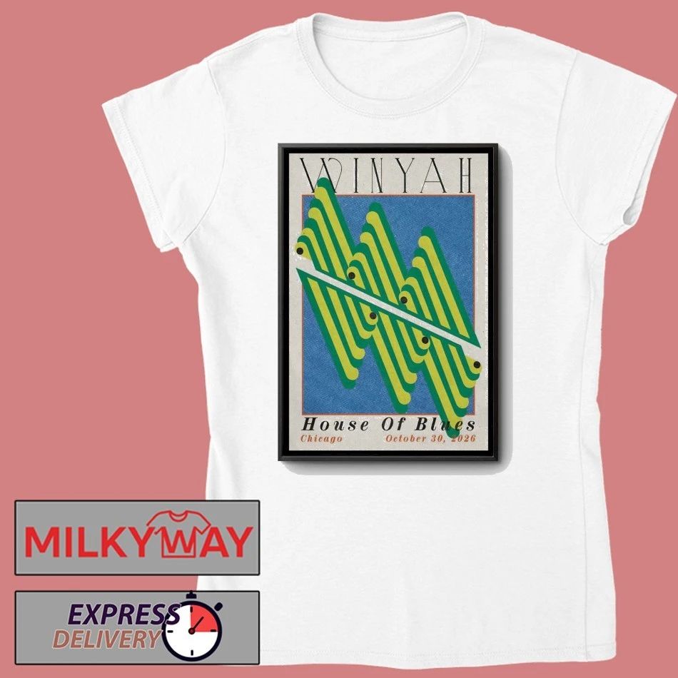 Winyah At House Of Blues Chicago On October 30 2026 Poster shirt