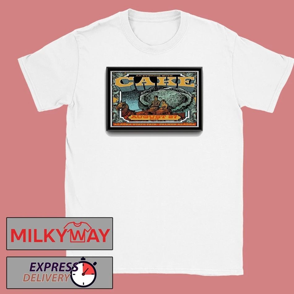 Cake Palmer Borealis Theatre Aug 27, 2026 Poster shirt