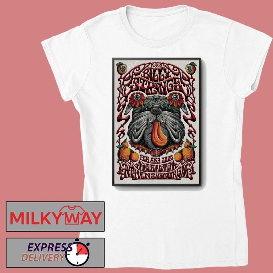 Billy Strings Athens GA February 6-7 2026 Poster shirt