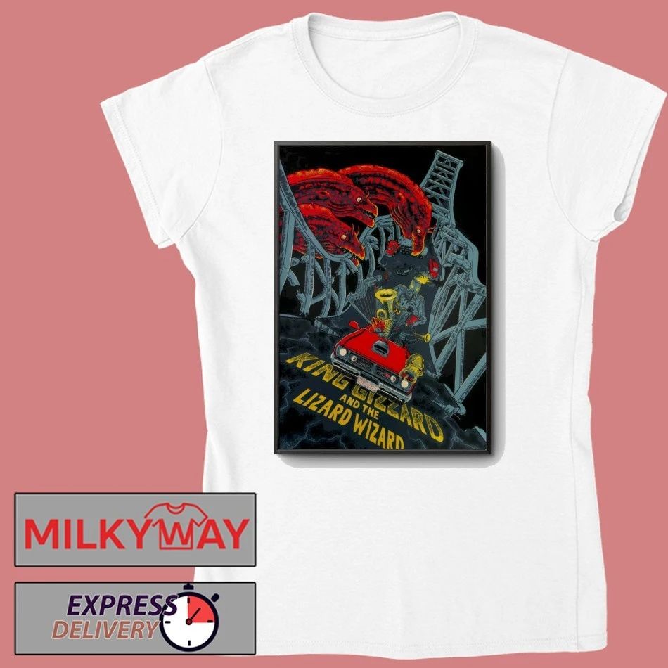 King Gizzard And The Lizard Wizard 12 9-12 10 2025 The Princess Theatre, Brisbane AUS Poster shirt