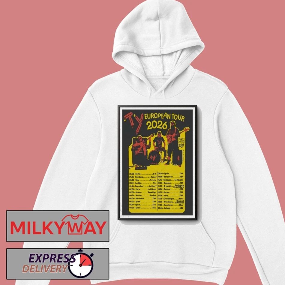 Ty4listening European Tour 2026 Poster shirt