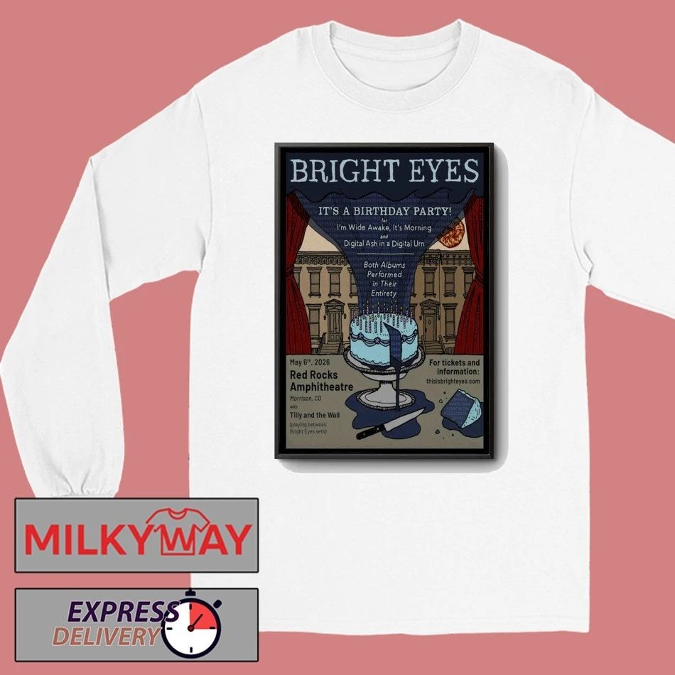 Bright Eyes May 6 2026 Red Rocks Show Poster shirt