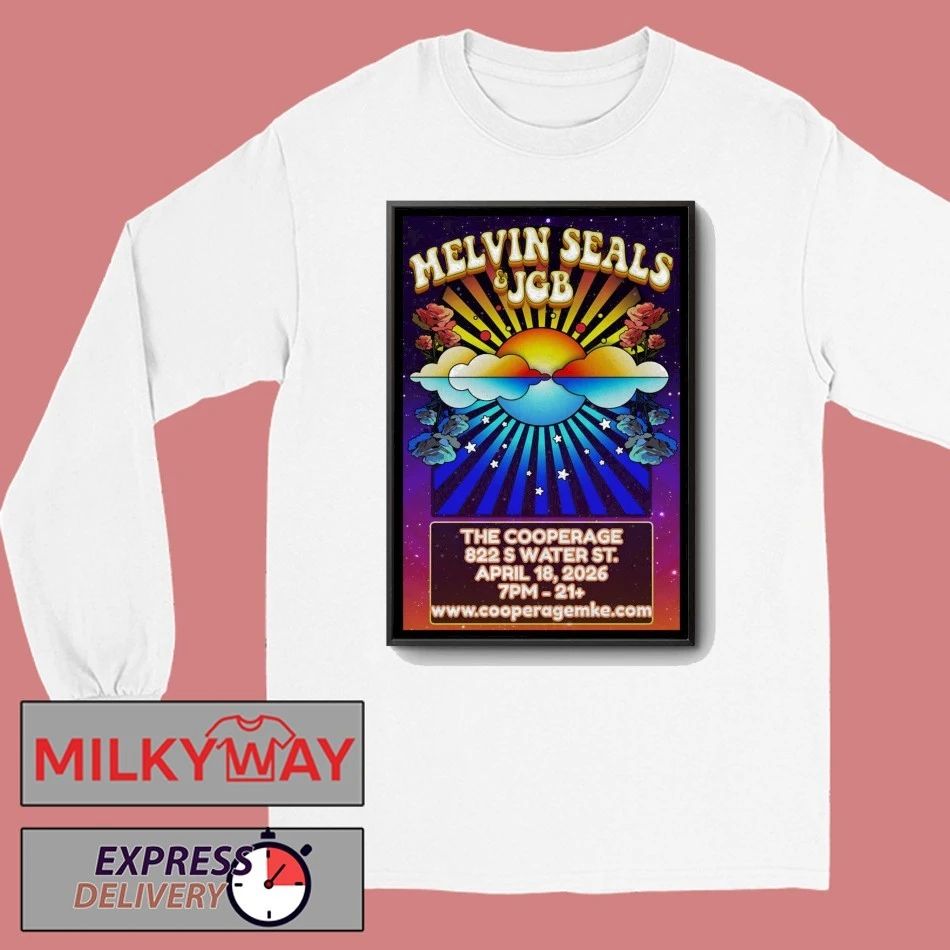 Melvin Seals And JGB 4.18.2026 Milwaukee WI Poster shirt
