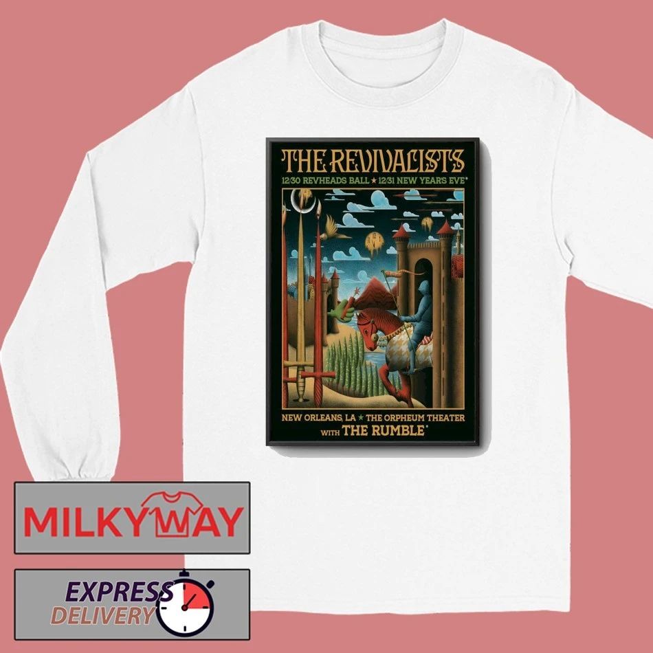 The Revivalists 12 30-12 31 2025 Orpheum Theater In New Orleans LA Poster shirt