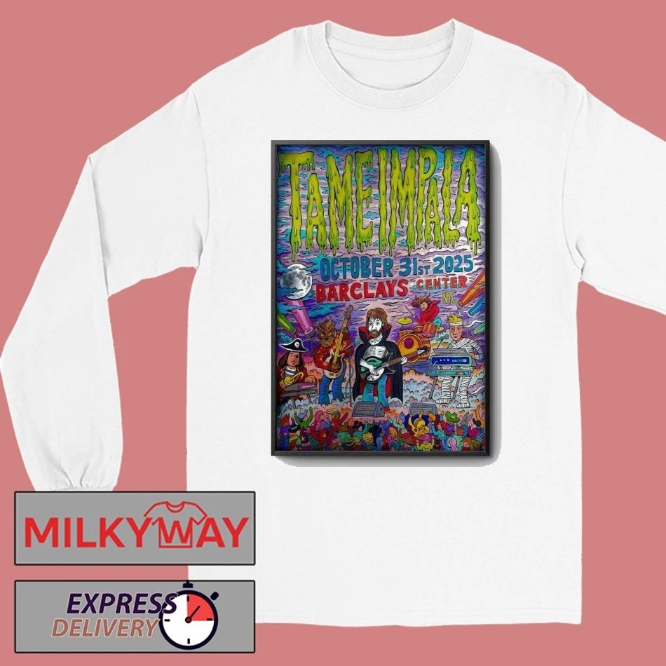 Tame Impala Barclays Center Brooklyn, NY Oct 31 2025 Tour Poster shirt