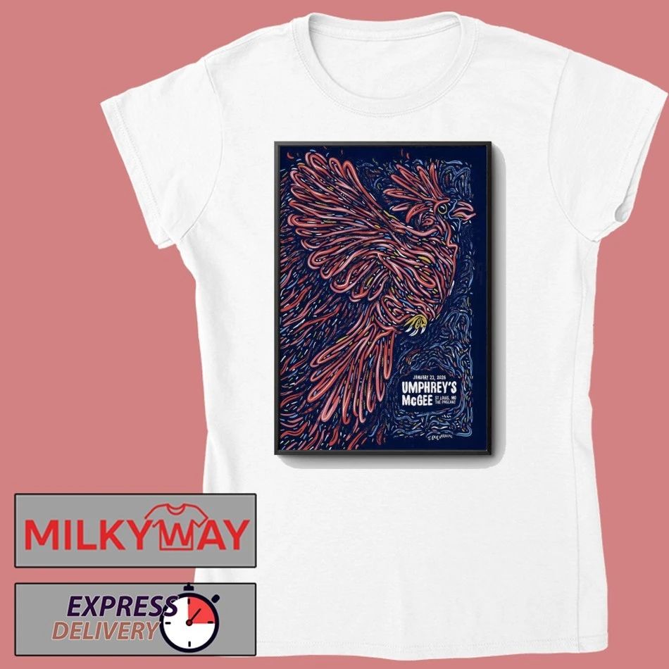 Umphrey’s McGee Jan 22 2026 St. Louis MO Poster shirt