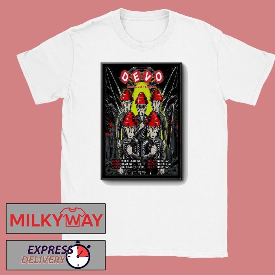 Devo April 2026 Tour Poster shirt