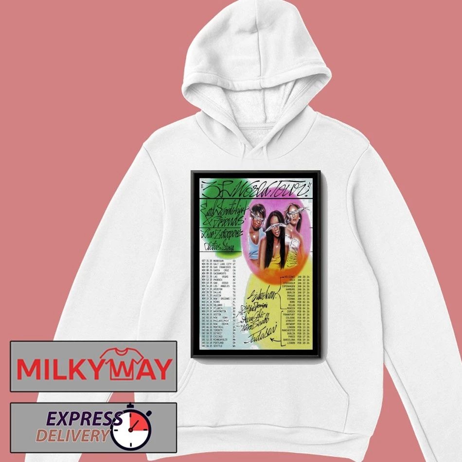 3L World Tour 2025-2026 Earl Sweatshirt & Friends Poster shirt
