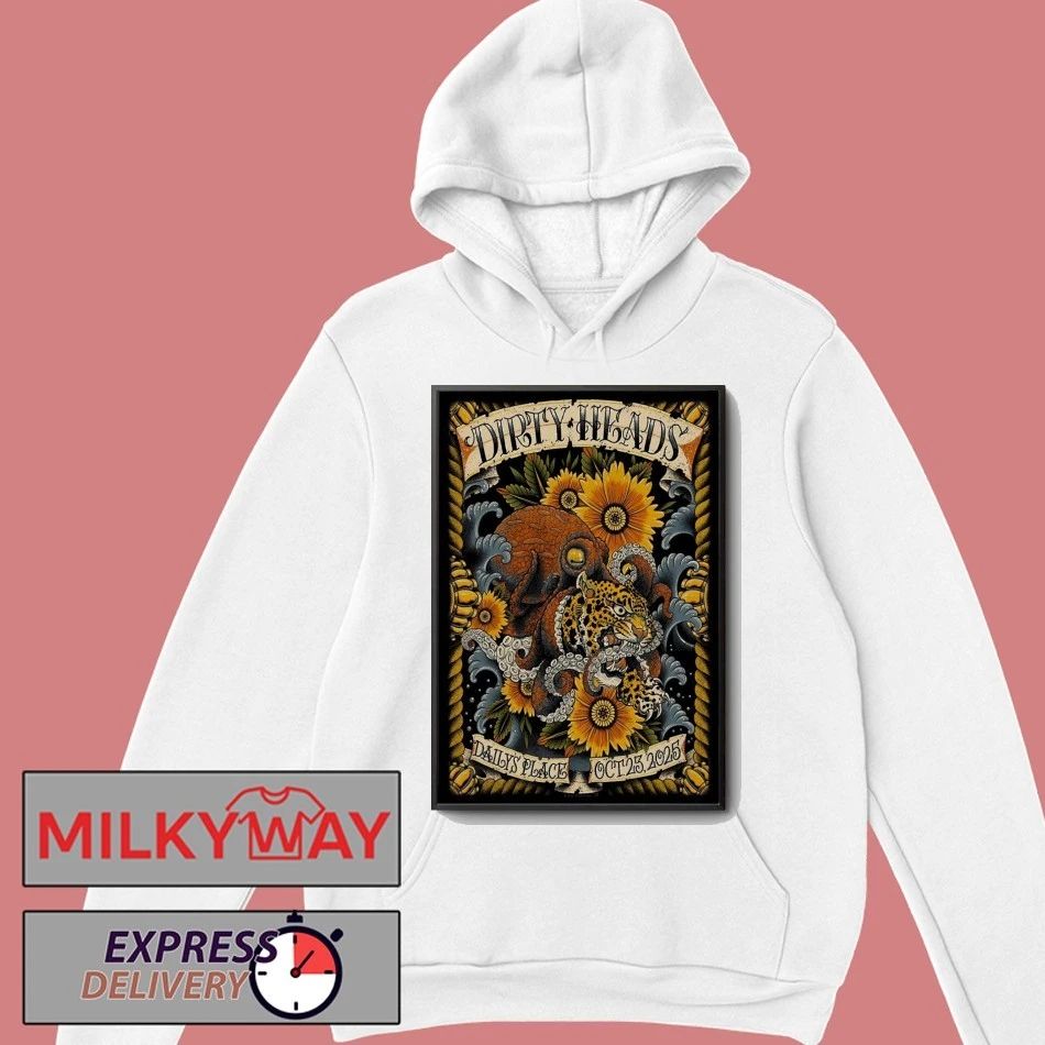 Dirty Heads Oct 23 2025 Daily’s Place in Jacksonville FL Poster shirt