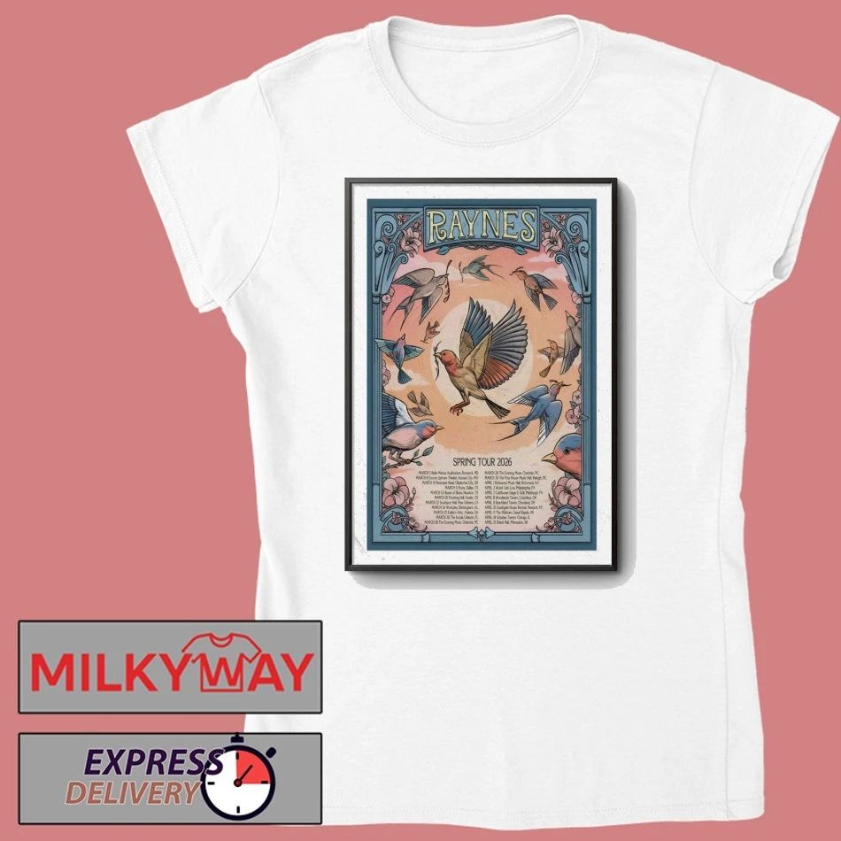 Raynes Spring Tour 2026 Poster shirt